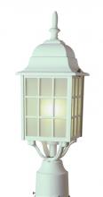  4421 WH - San Gabriel 18.5" Postmount Lantern